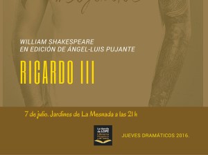 Ricardo III promo face 7 julio